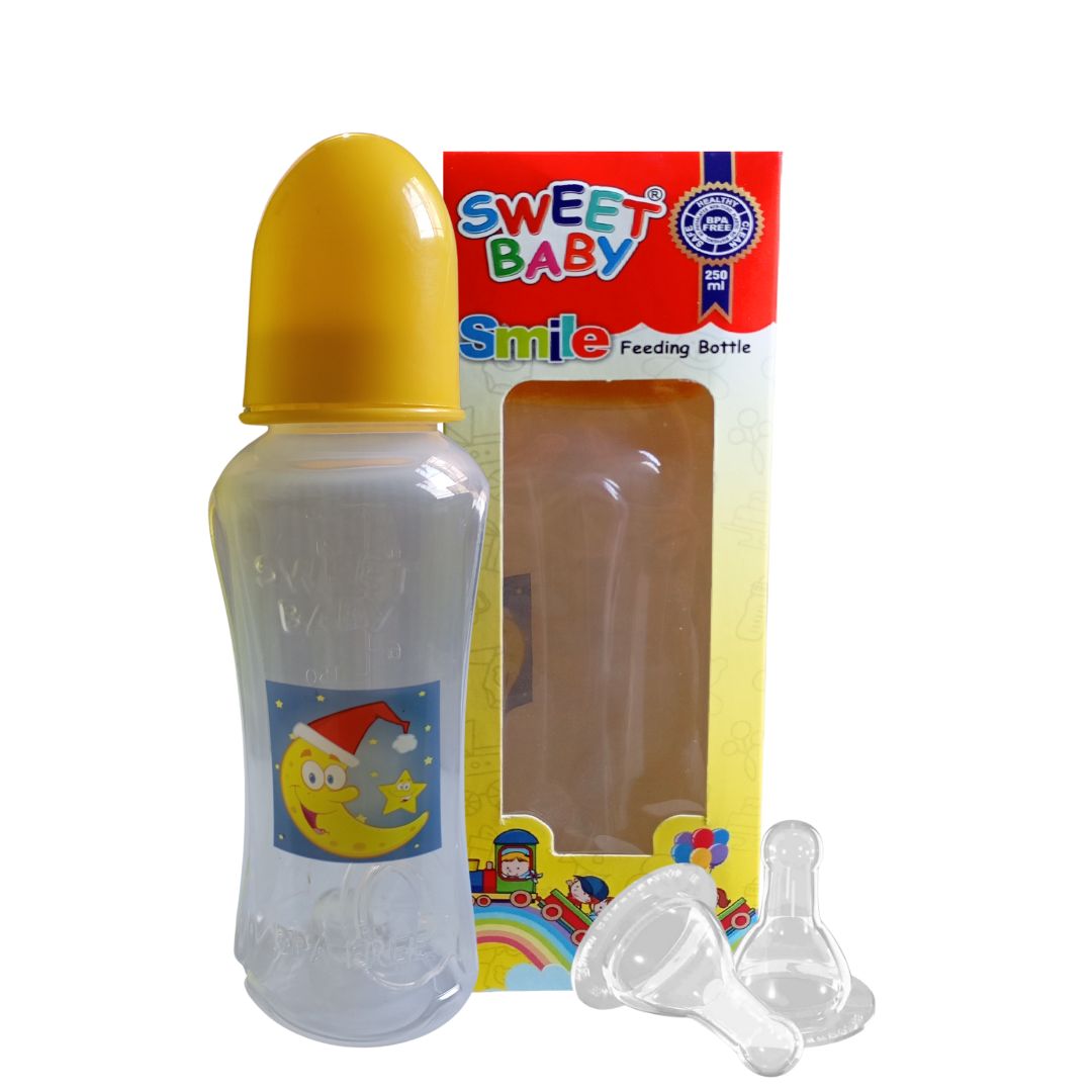 Sweet Baby Smile Large Feeding Bottle - 250ml