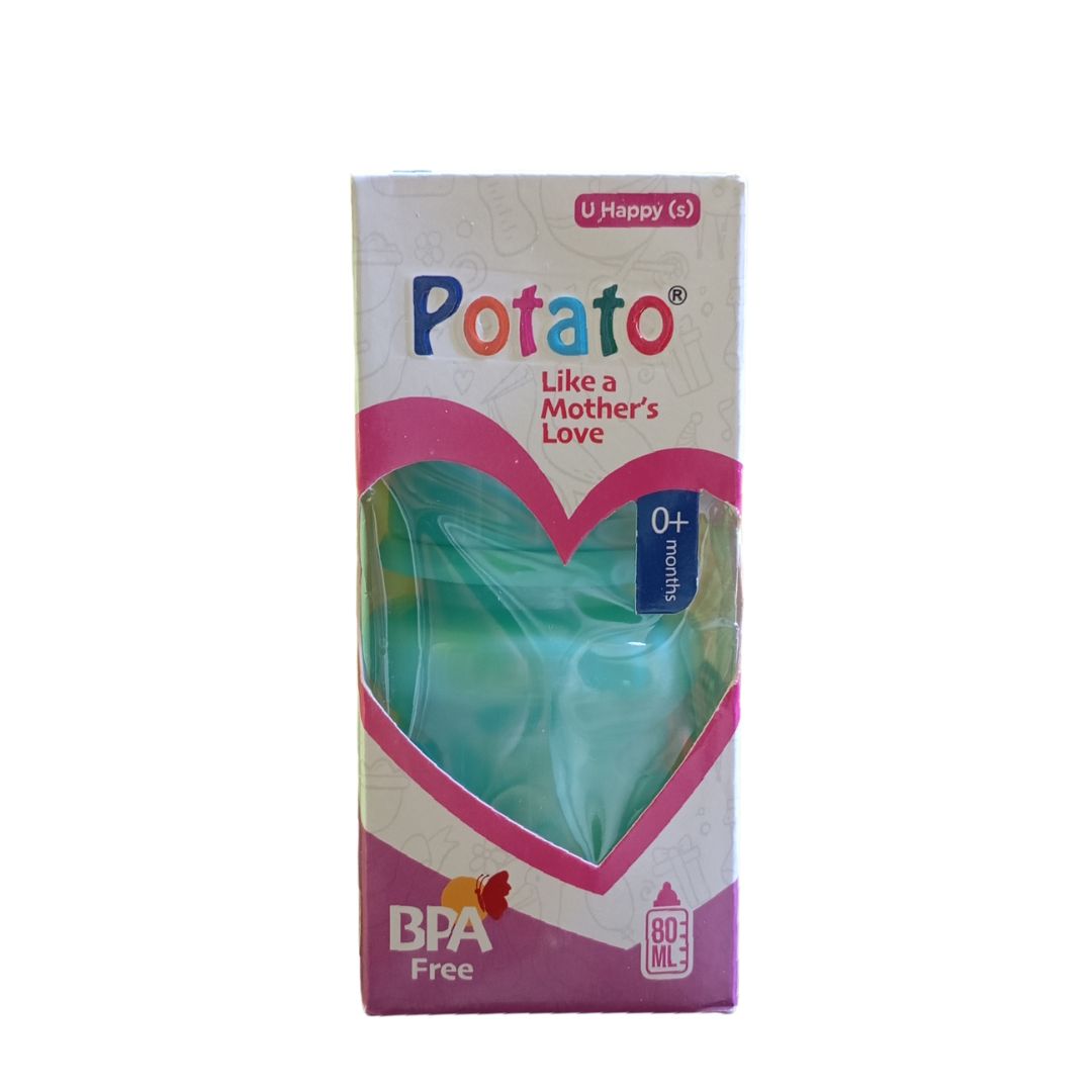 Potato U Happy Small Standard Neck Feeding Bottle - 80ml