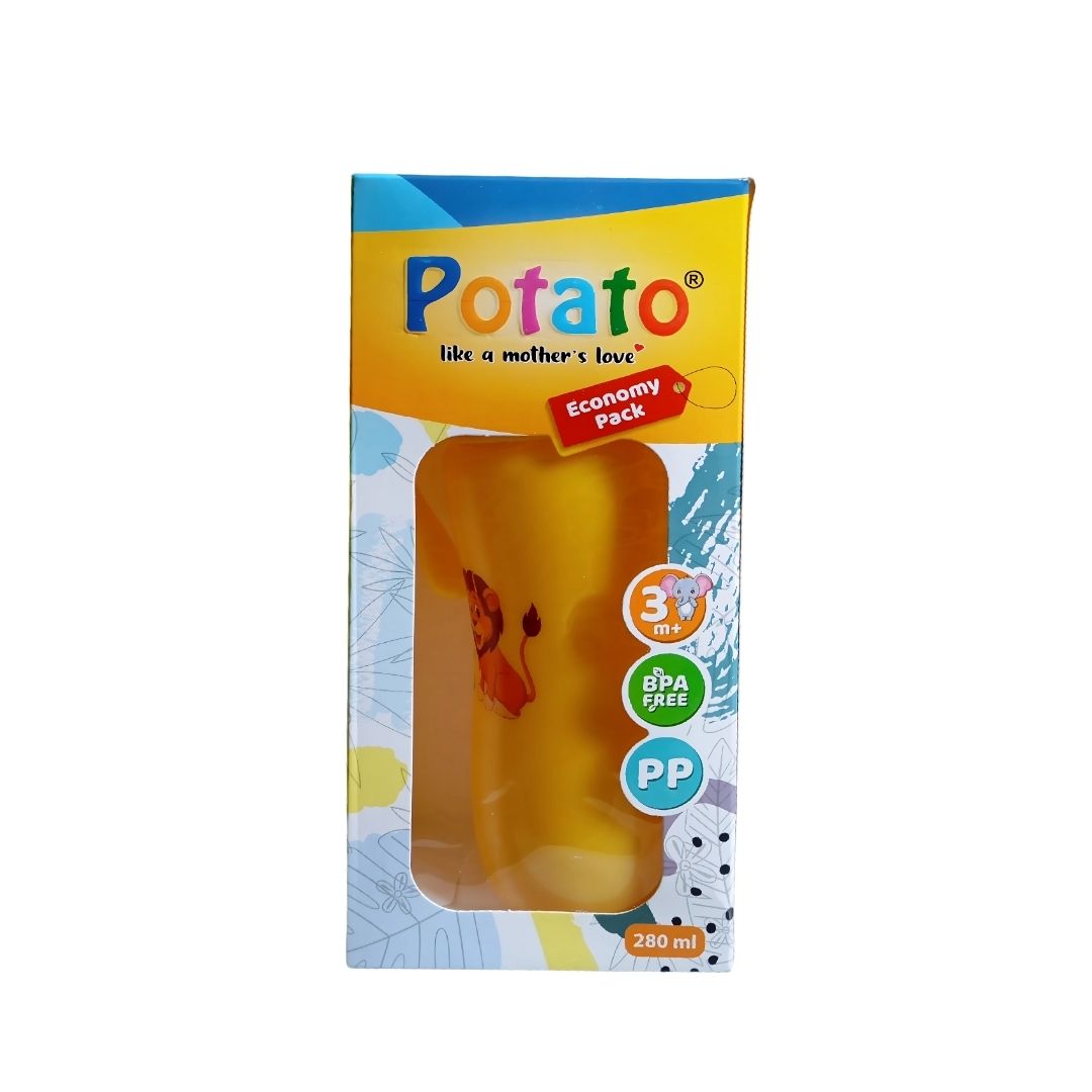 Potato Economy Pack Large Feeding Bottle - 280ml