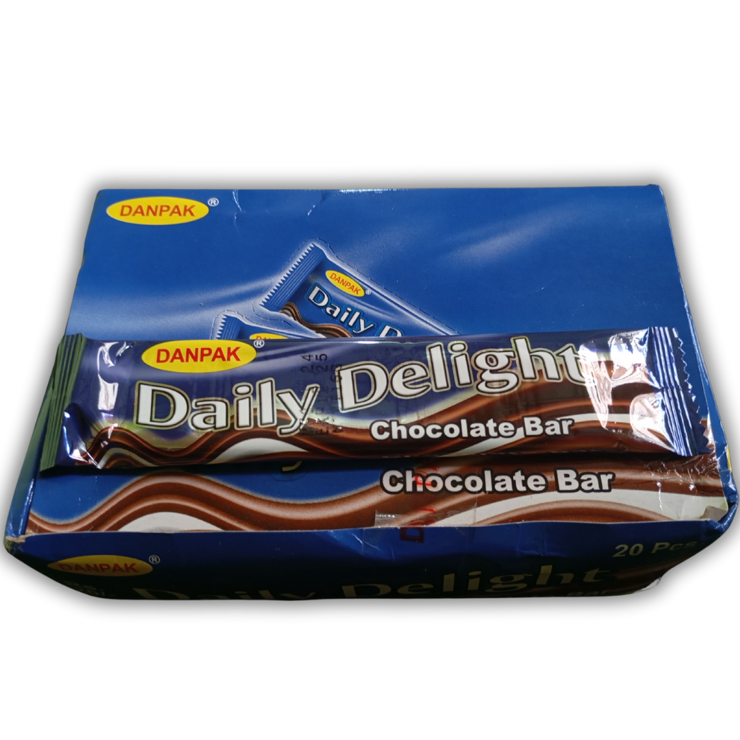 DanPak Daily Delight Chocolate Bars - 20 Pieces