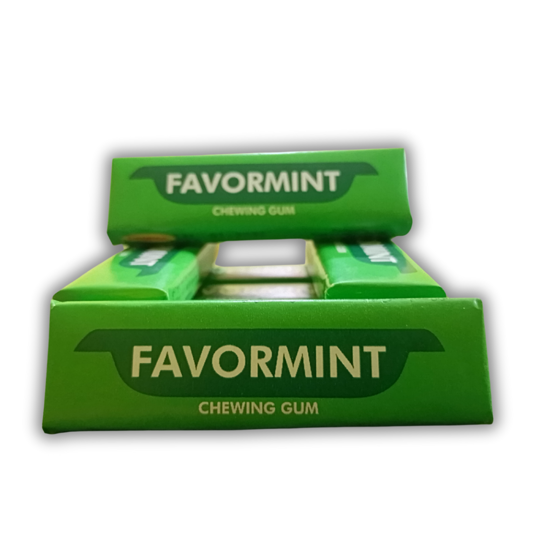 DanPak Favormint Chewing Gum - 20 Pcs Box