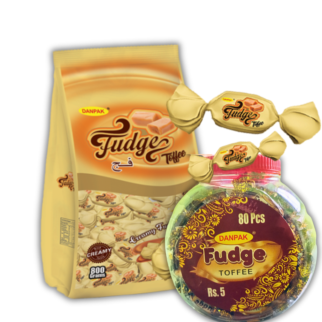 DanPak Fudge Toffee Chocolate Jar - 80