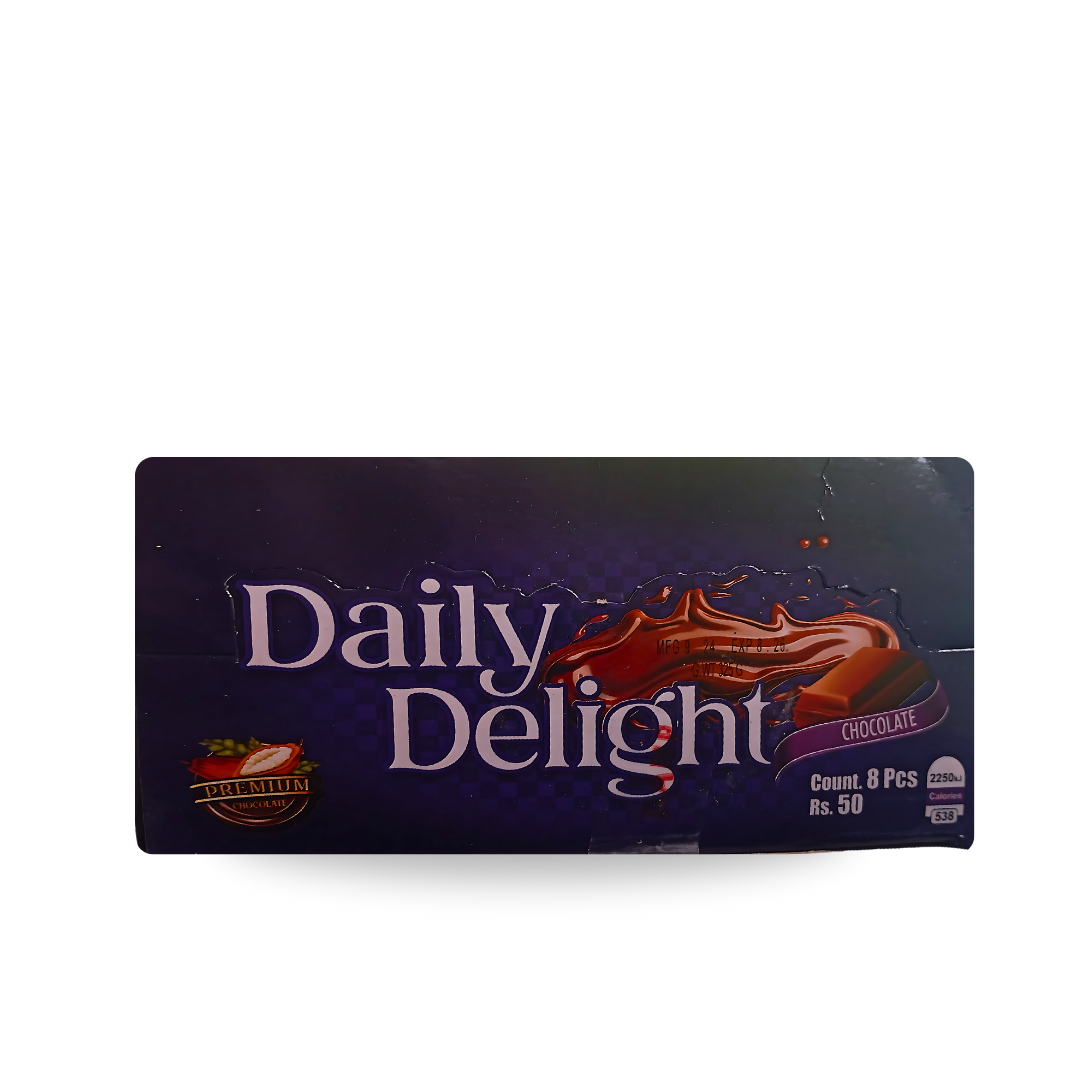 DanPak Daily Delight Chocolate Bar - 8 Pcs Box