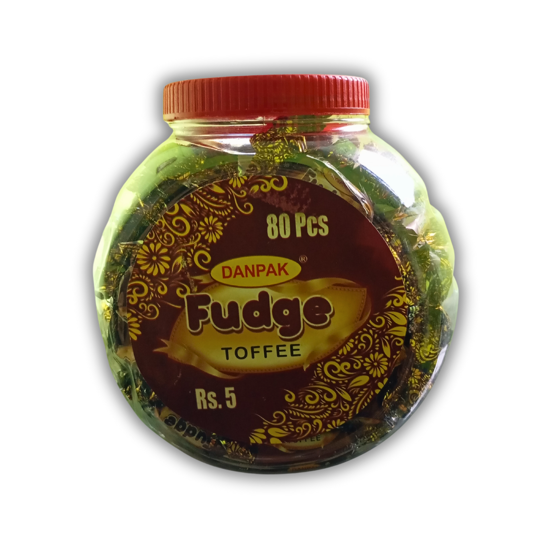 DanPak Fudge Toffee Chocolate Jar - 80