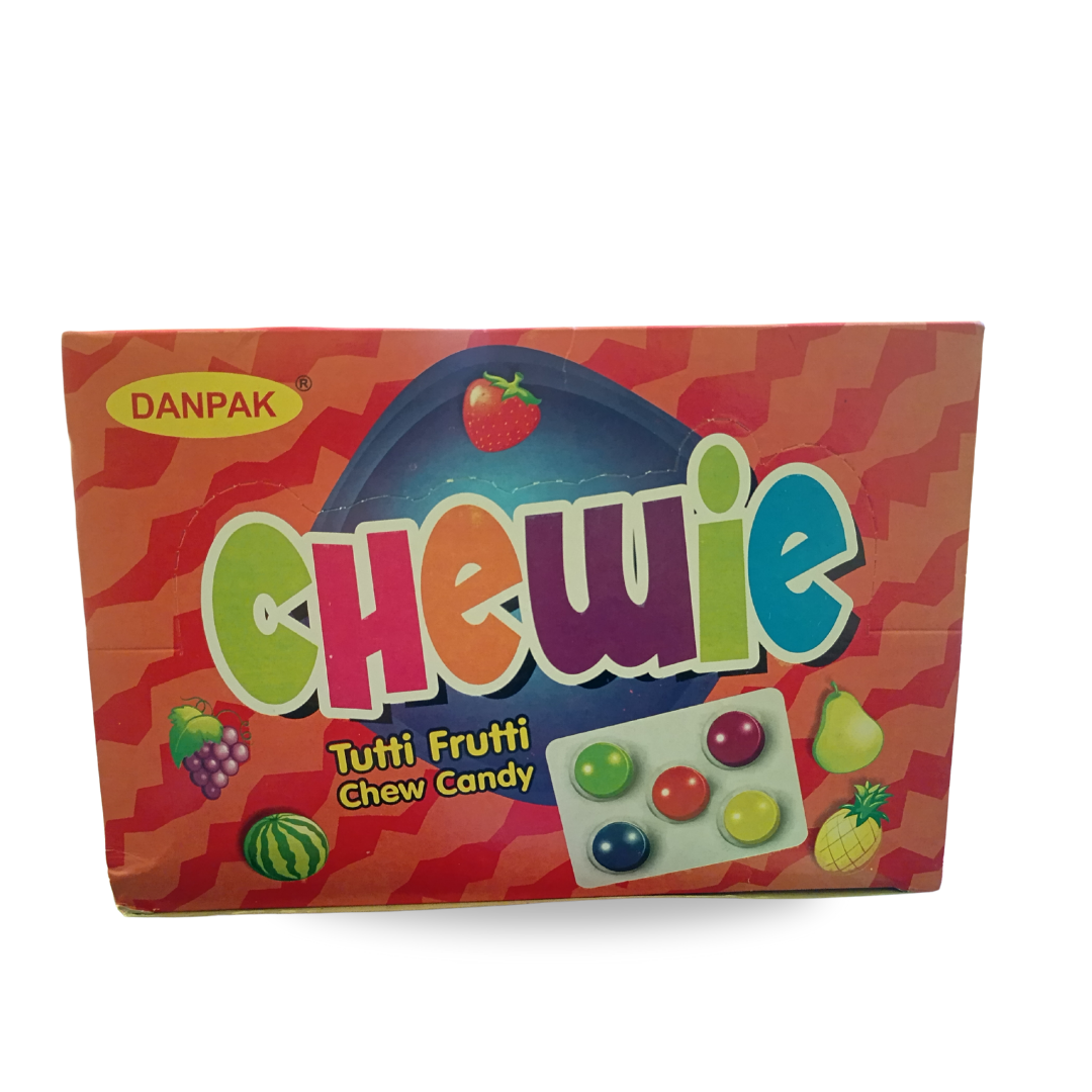 DanPak Chewie Tutti Frutti Candy - 40 Pcs