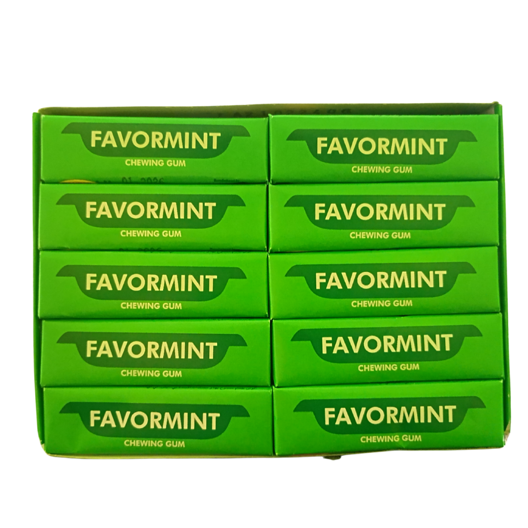 DanPak Favormint Chewing Gum - 20 Pcs Box