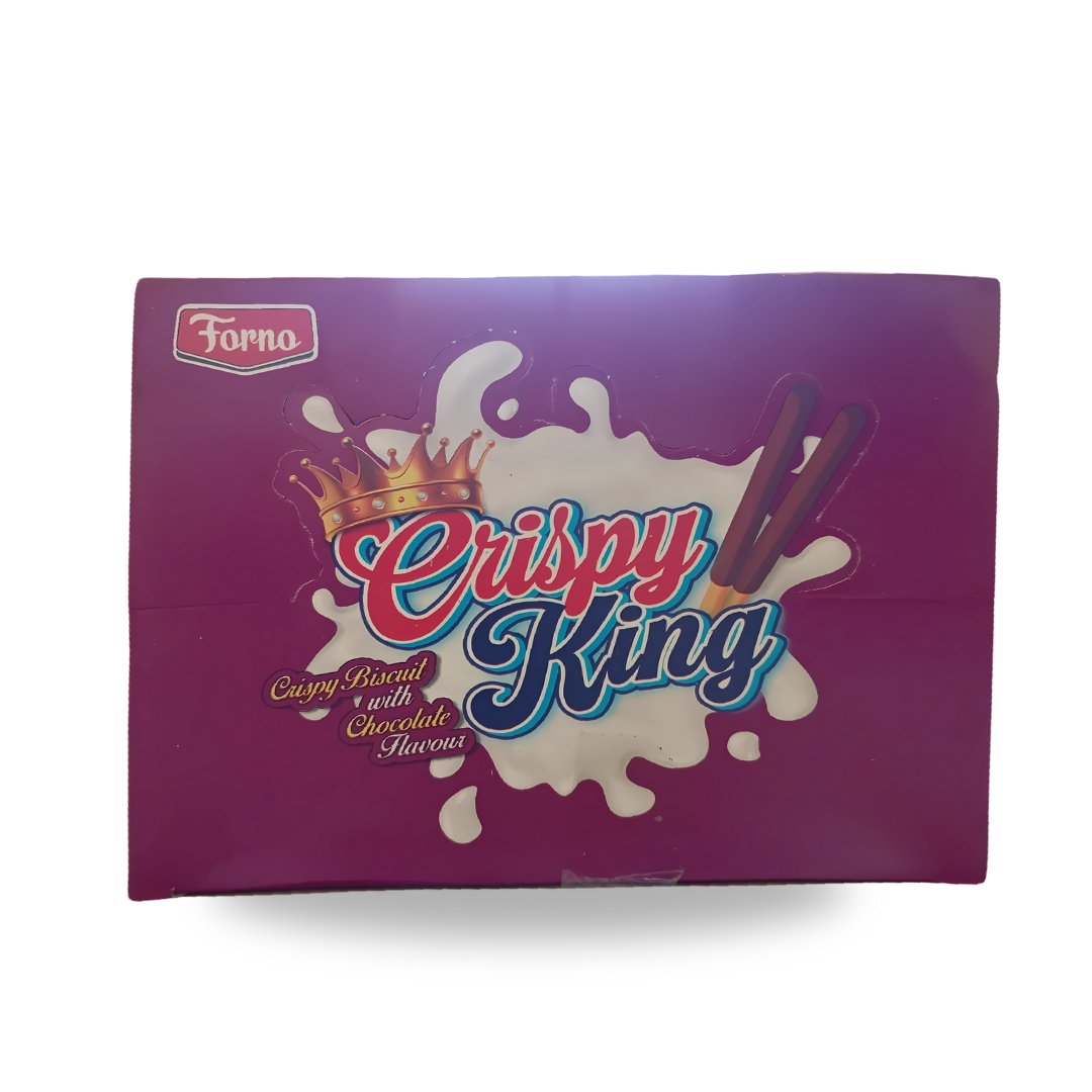 Forno Crispy King - Crispy Finger Biscuits with Chocolate Flavor - 40 Pcs Box